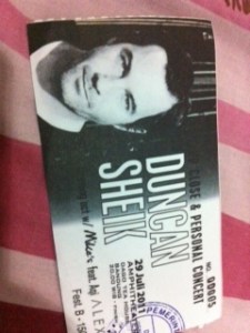 Tiket Duncan Sheik